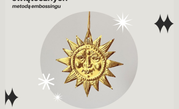 Warsztaty tworzenia ozdób świątecznych metodą embossingu